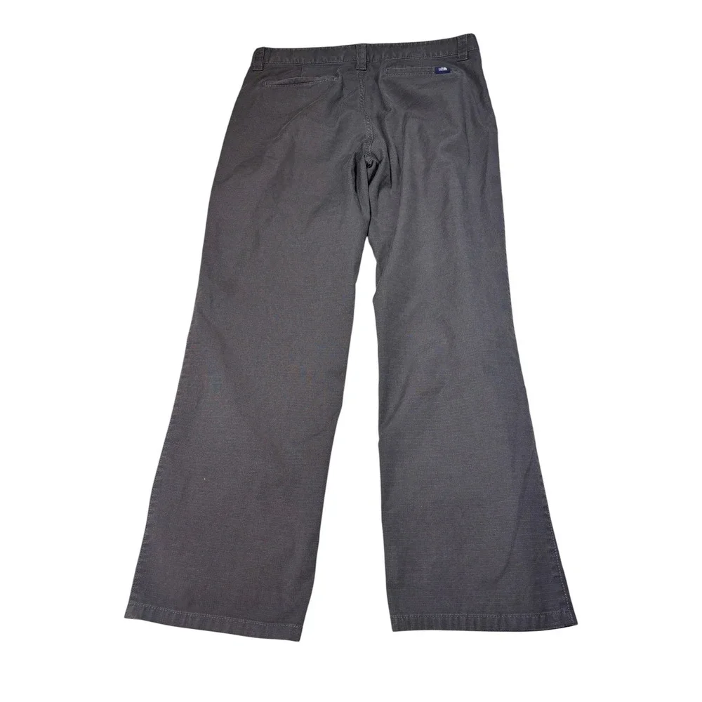 The North Face Hiking Tech Pants Gray Stretch Nylon Zip Pockets Mens 34X29 Short